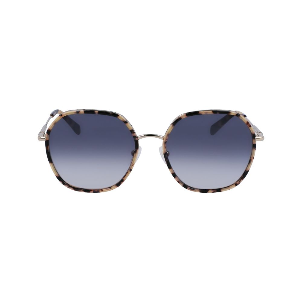 Longchamp Gold Metal Sunglasses