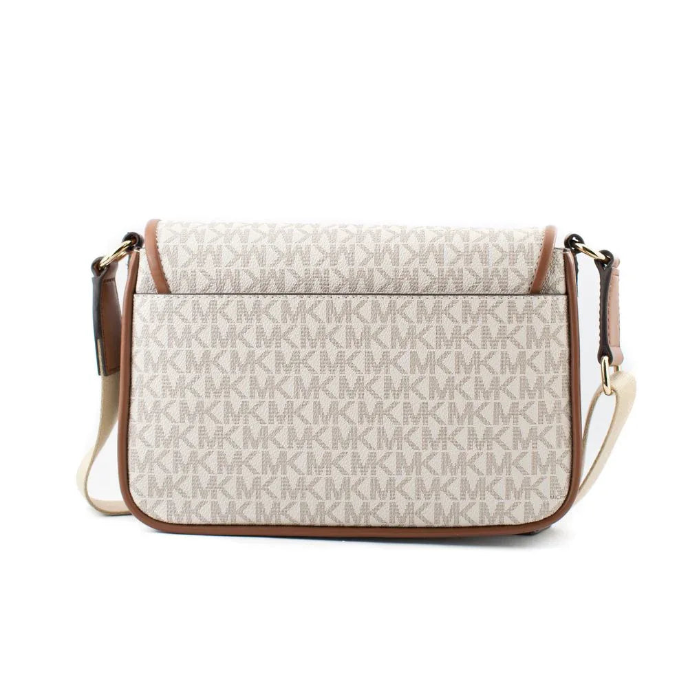 Michael Kors Beige Canvas Crossbody Bag - Zeiniez