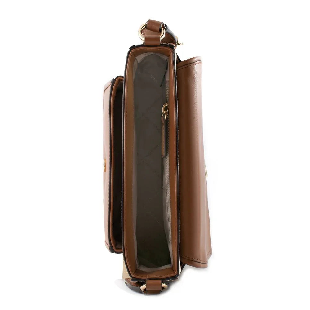 Michael Kors Beige Canvas Crossbody Bag - Zeiniez