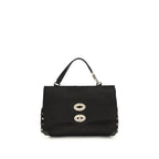 Zanellato Black Calf Leather Bos Taurus Handbag