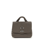 Zanellato Brown Calf Leather Bos Taurus Handbag