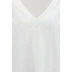 Loulou De Saison White Cotton Long Sleeve T-Shirt - Zeiniez