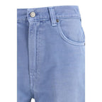 Haikure Blue Cotton Relaxed Fit Jeans - Zeiniez