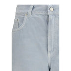 Haikure Blue Cotton Bermuda Shorts - Zeiniez