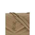 Saint Laurent Beige Calf Leather Bos Taurus Shoulder Bag - Zeiniez
