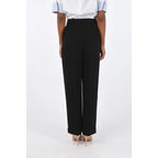 Tory Burch Black Acetate Casual Pants - Zeiniez