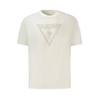 Guess Jeans White Cotton Men T-Shirt