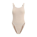 Hunza G Beige Polyamide One-Piece Swimsuit - Zeiniez