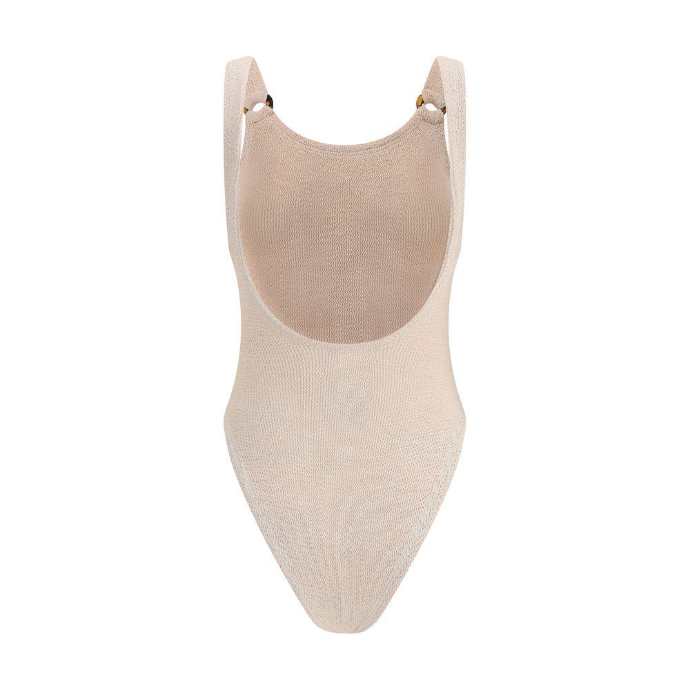 Hunza G Beige Polyamide One-Piece Swimsuit - Zeiniez