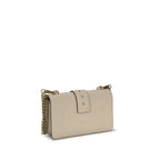 PINKO Beige Calf Leather Bos Taurus Shoulder Bag - Zeiniez