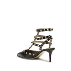 Valentino Garavani Black Calf Leather Bos Taurus High Heel Pumps - Zeiniez