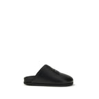Givenchy Black Calf Leather Bos Taurus Mules - Zeiniez