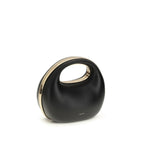 Sacai Black Calf Leather Bos Taurus Handbag