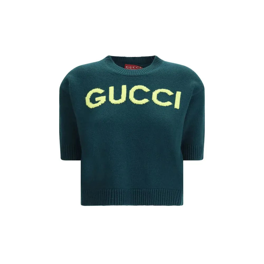 Gucci Bicolor Wool Top - Zeiniez