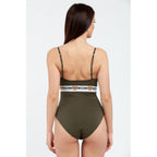 Moschino Bicolor Cotton Bodysuit