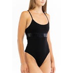 Moschino Black Cotton Bodysuit