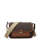 Michael Kors Brown Fabric Crossbody Bag - Zeiniez