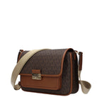 Michael Kors Brown Fabric Crossbody Bag - Zeiniez