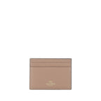 Valentino Garavani Beige Calf Leather Bos Taurus Wallet