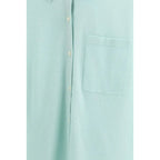 Guest in Residence Blue Cashmere Dress Shirt - Zeiniez