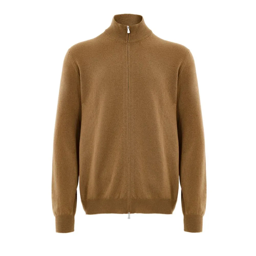 Gran Sasso Brown Wool Turtleneck - Zeiniez