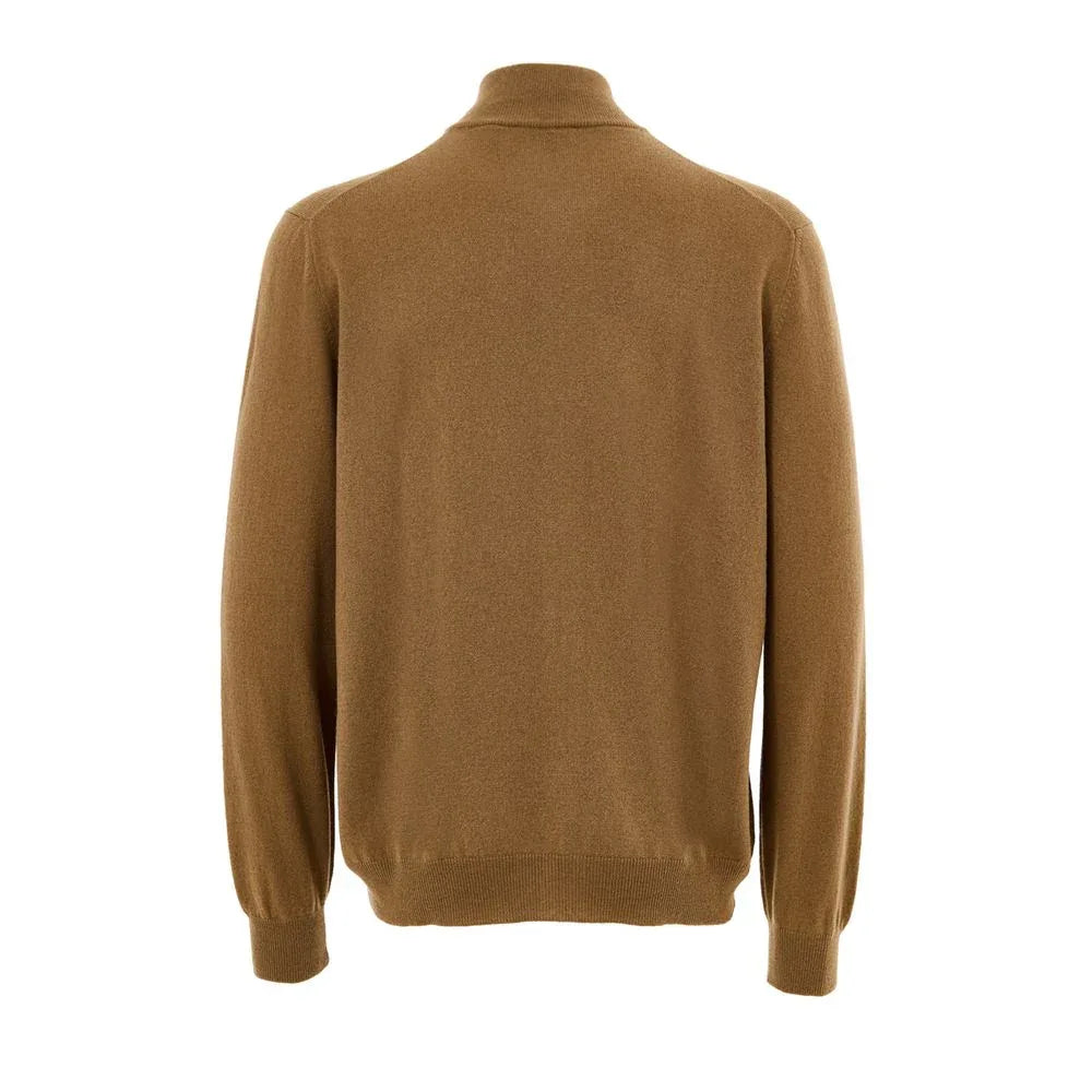 Gran Sasso Brown Wool Turtleneck - Zeiniez