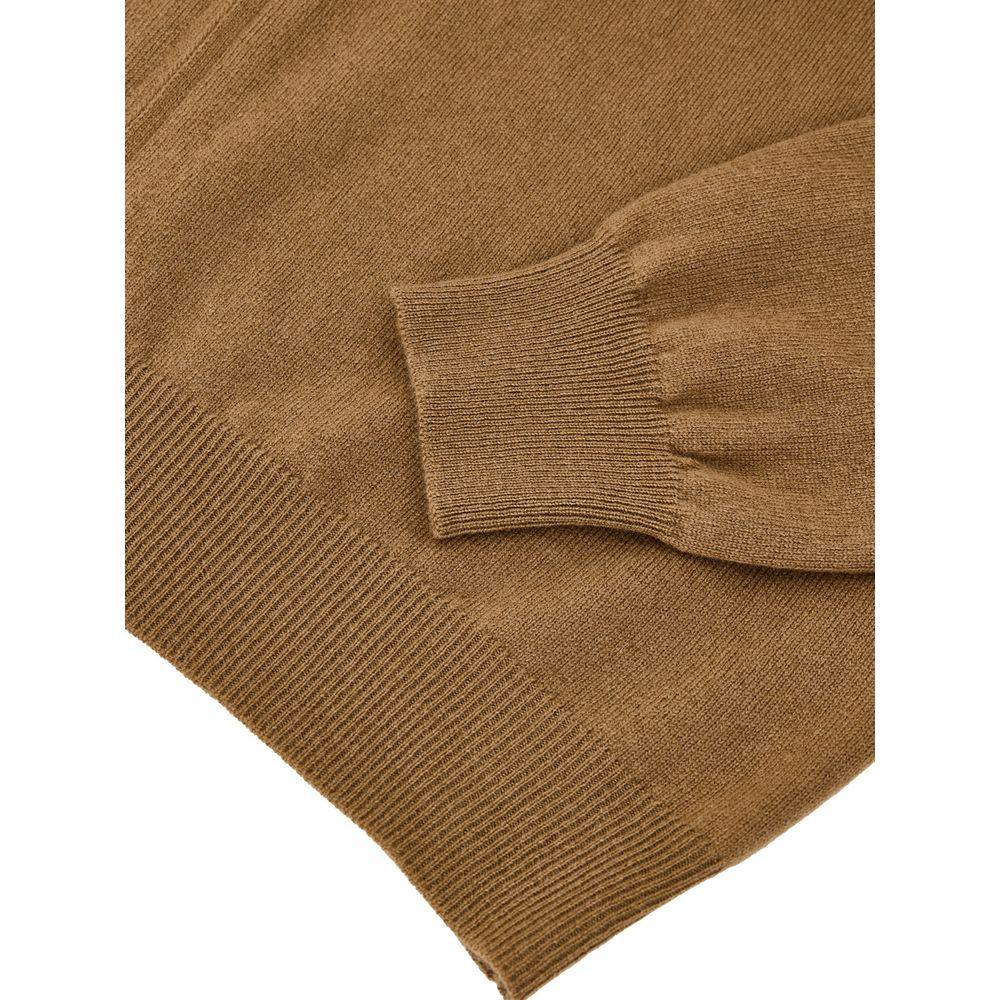 Gran Sasso Brown Wool Turtleneck - Zeiniez