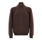 Gran Sasso Brown Wool Cardigan - Zeiniez