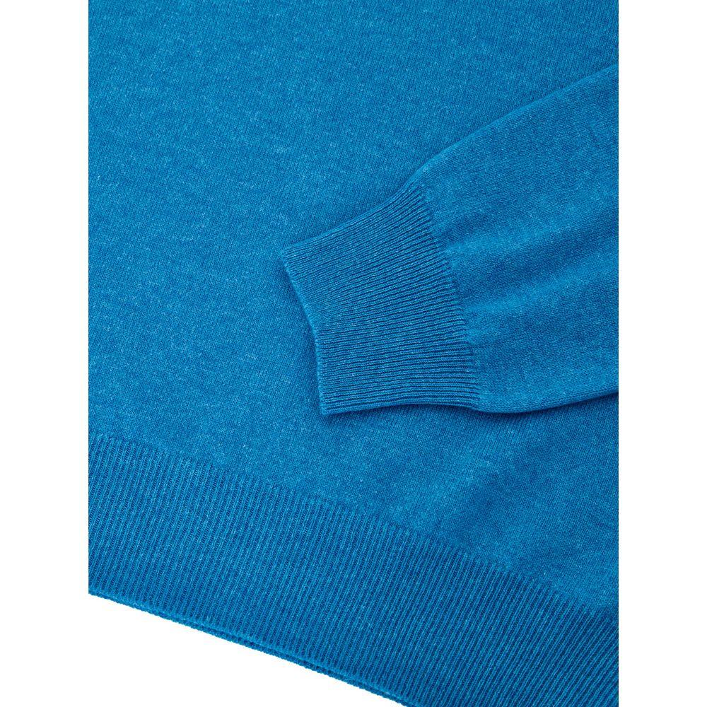 Gran Sasso Blue Wool Turtleneck - Zeiniez