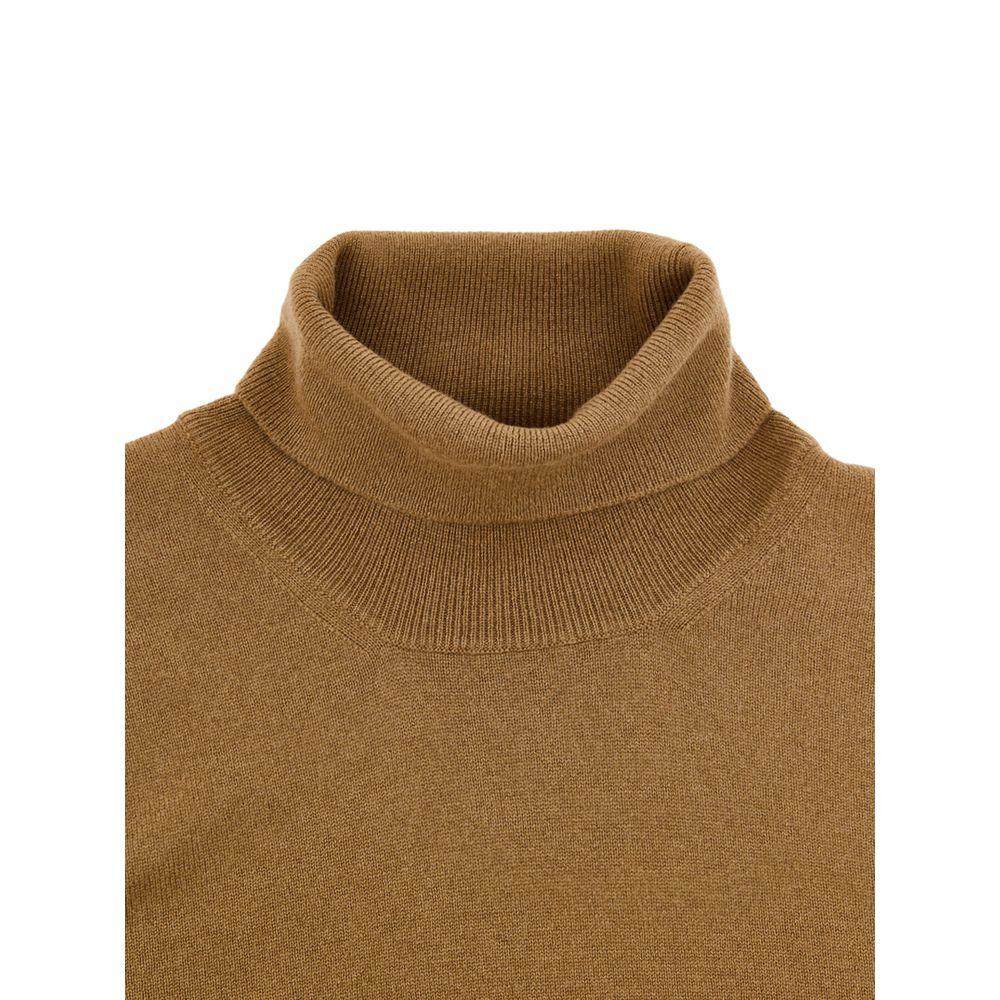 Gran Sasso Brown Wool Turtleneck - Zeiniez