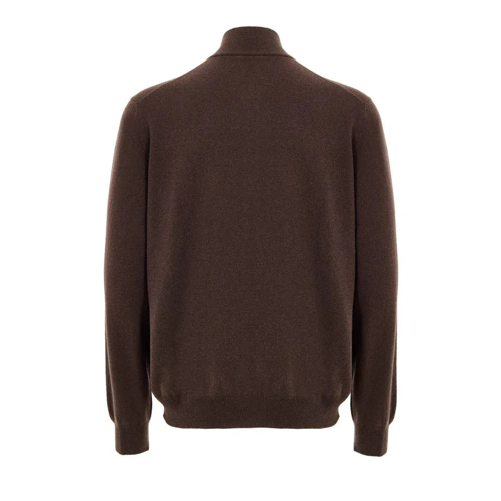 Gran Sasso Brown Wool Cardigan - Zeiniez
