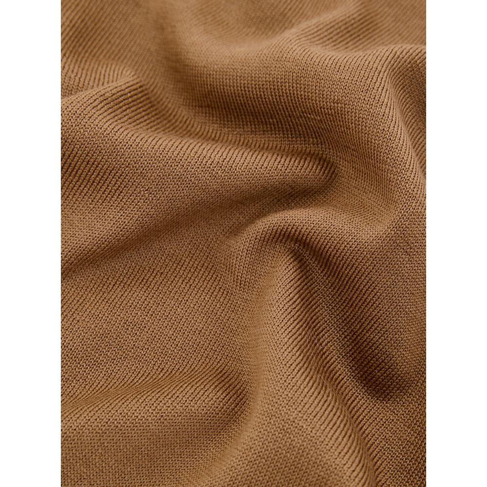 Gran Sasso Brown Wool Sweatshirt - Zeiniez