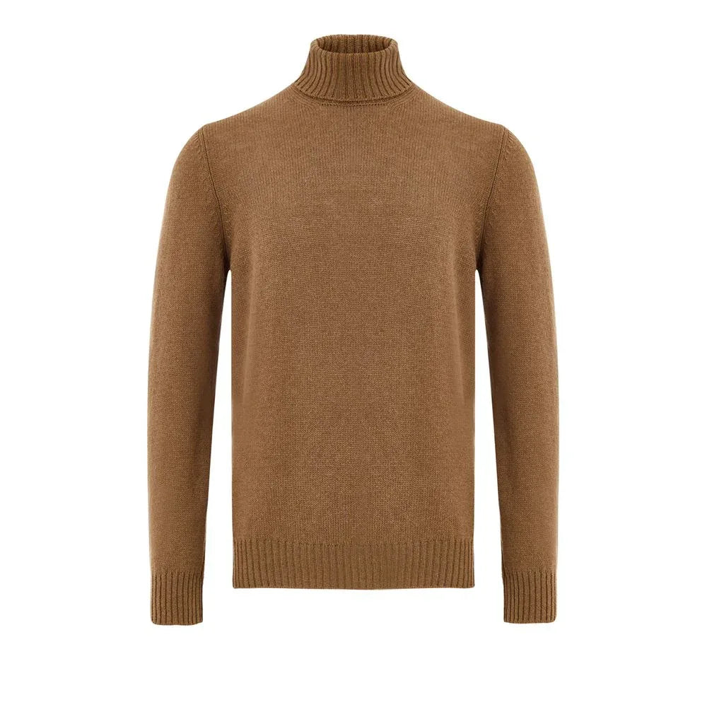 Gran Sasso Brown Wool Turtleneck - Zeiniez