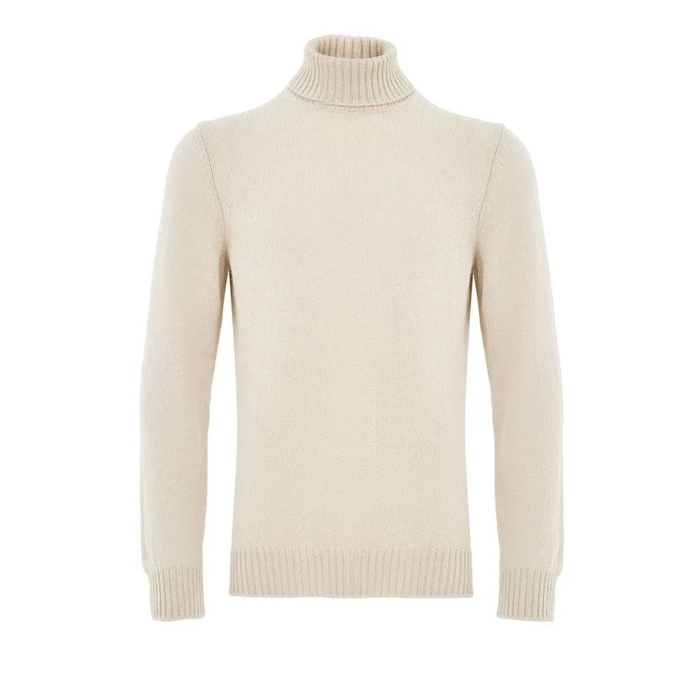 Gran Sasso Beige Wool Turtleneck - Zeiniez