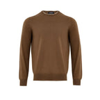 Gran Sasso Brown Silk Sweatshirt - Zeiniez
