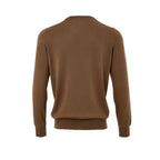 Gran Sasso Brown Silk Sweatshirt - Zeiniez