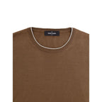Gran Sasso Brown Silk Sweatshirt - Zeiniez