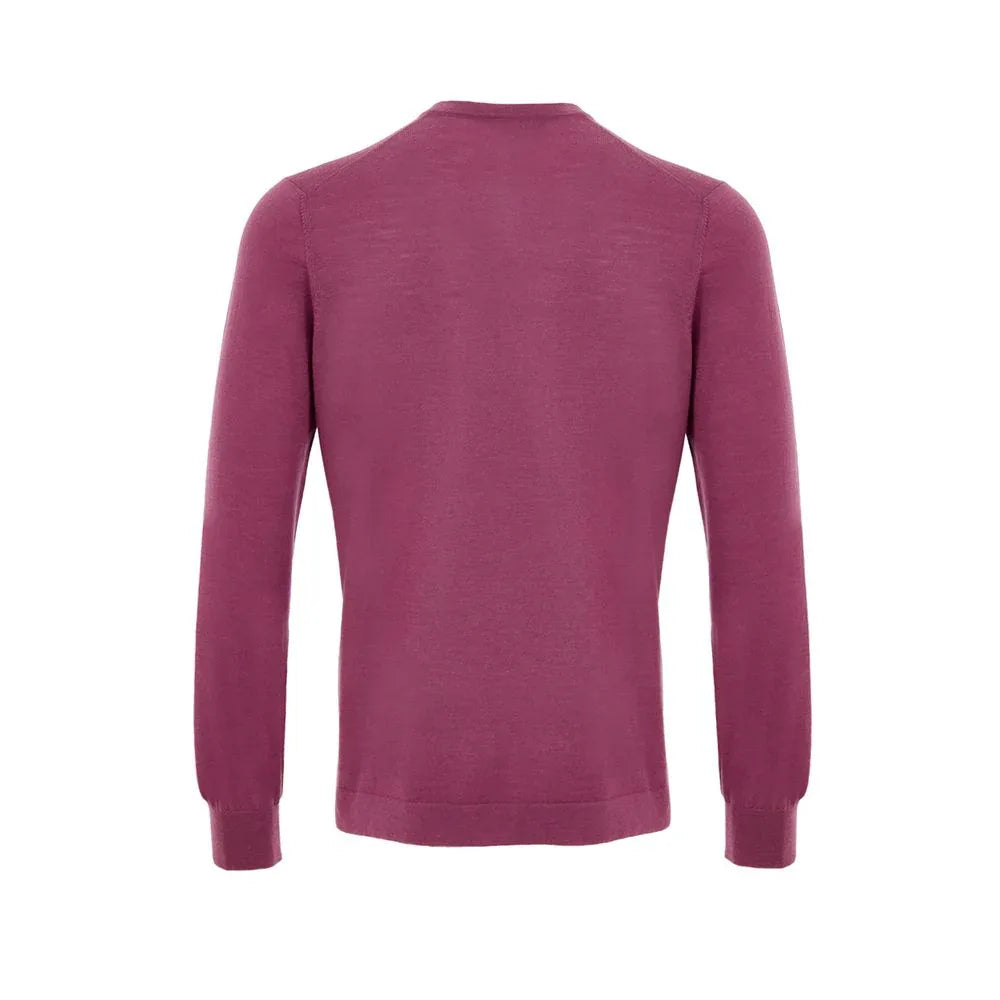 Gran Sasso Purple Wool Sweatshirt - Zeiniez