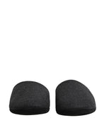 Dolce & Gabbana Anthracite Wool Cashmere Quilted Slippers Shoes - Zeiniez