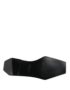 Dolce & Gabbana Black Matte Lace-Up Leather Dress Derby Shoes - Zeiniez