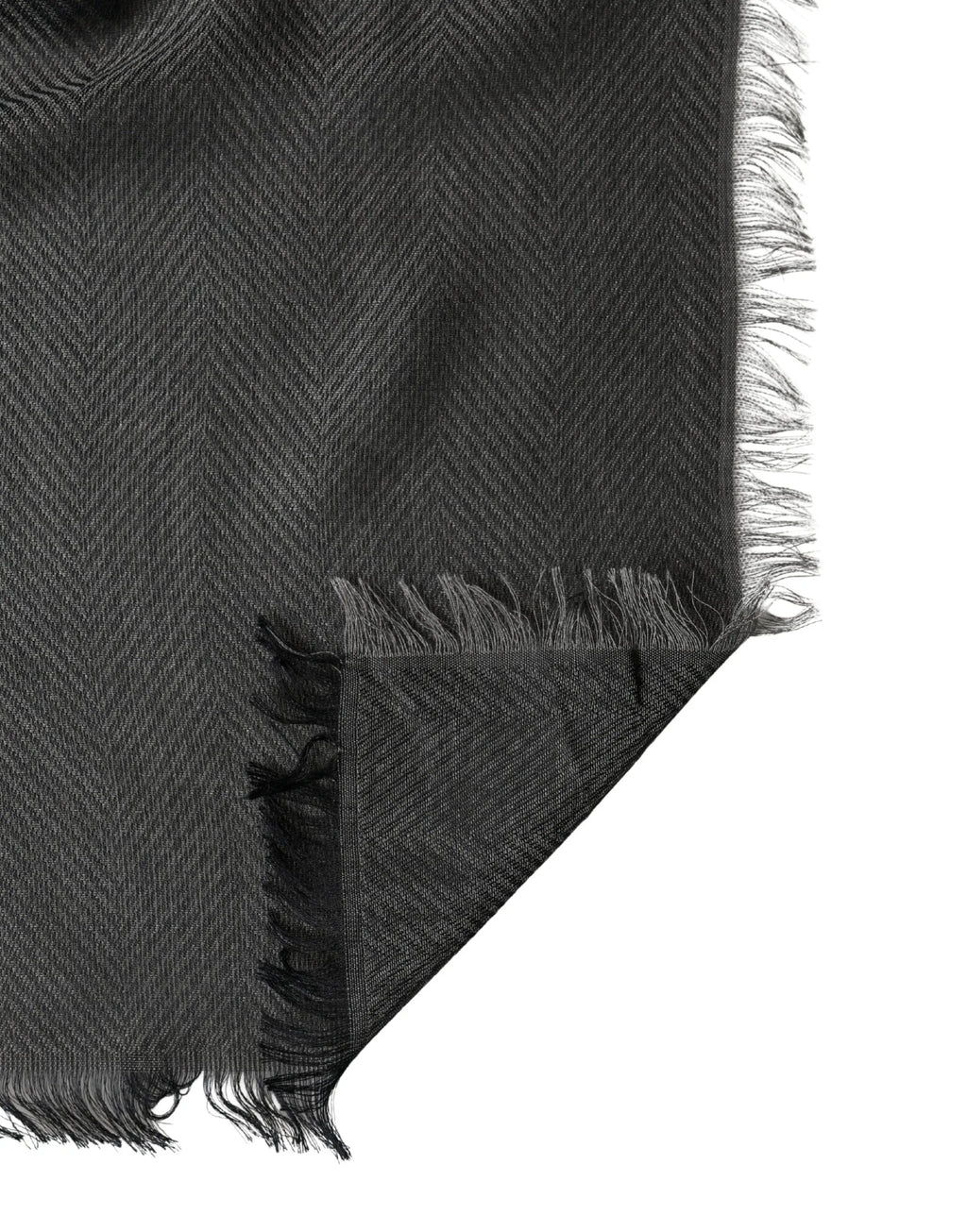 Dolce & Gabbana Black Modal Warmer Shawl Fringes 140cm x 134cm Men Scarf - Zeiniez