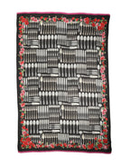 Dolce & Gabbana Multicolor Cutlery Floral Wrap Shawl 135cm x 132cm Scarf - Zeiniez