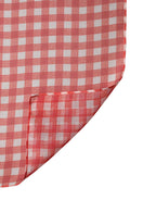 Dolce & Gabbana White Red Check Silk Wrap Foulard 140cm x 136cm Scarf - Zeiniez