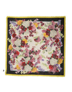 Dolce & Gabbana Multicolor Floral Square Stole 134.5cm x 134.5cm Scarf - Zeiniez