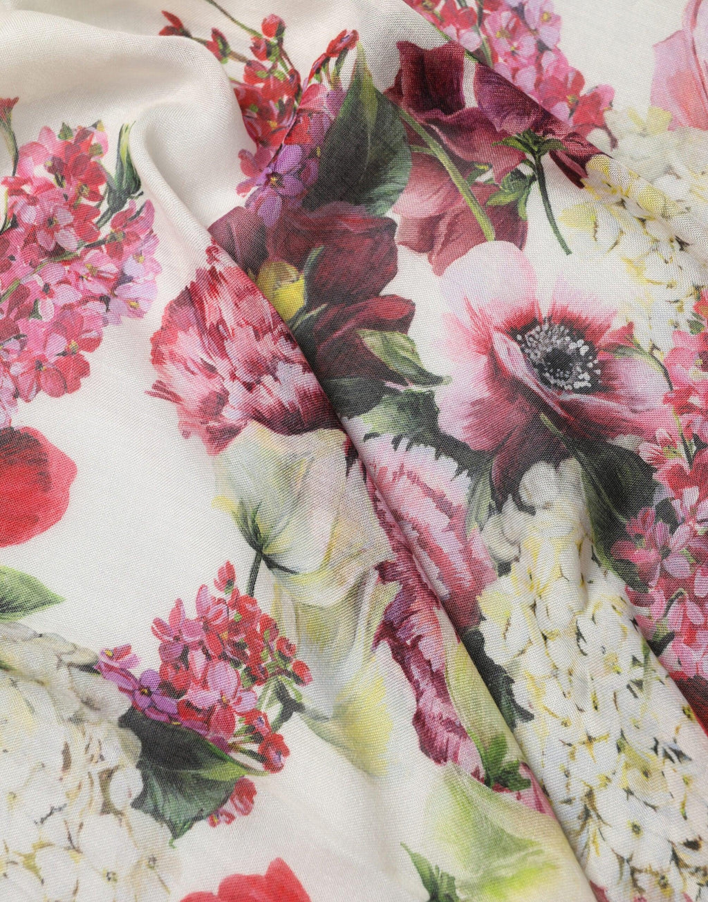 Dolce & Gabbana Multicolor Floral Square Stole 134.5cm x 134.5cm Scarf - Zeiniez