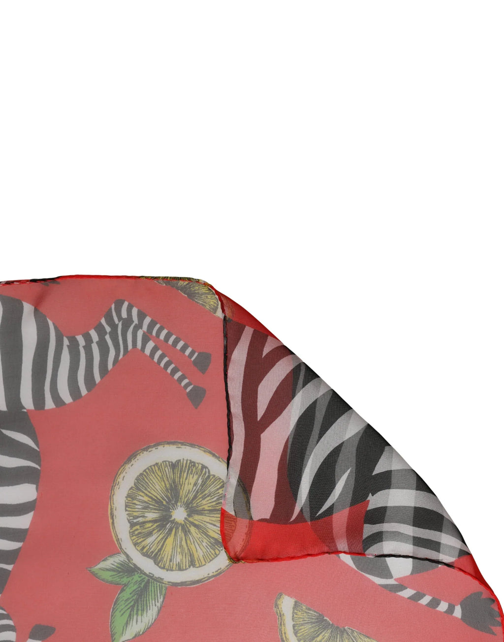 Dolce & Gabbana Red Zebra Print Silk Wrap Shawl Stole 200cm x 132cm Scarf - Zeiniez