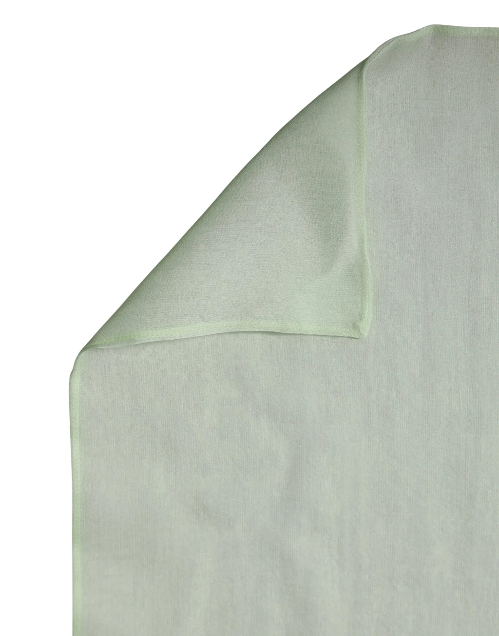 Dolce & Gabbana Light Green Silk Sash Wrap Shawl Stole 292cm x 19cm Scarf - Zeiniez