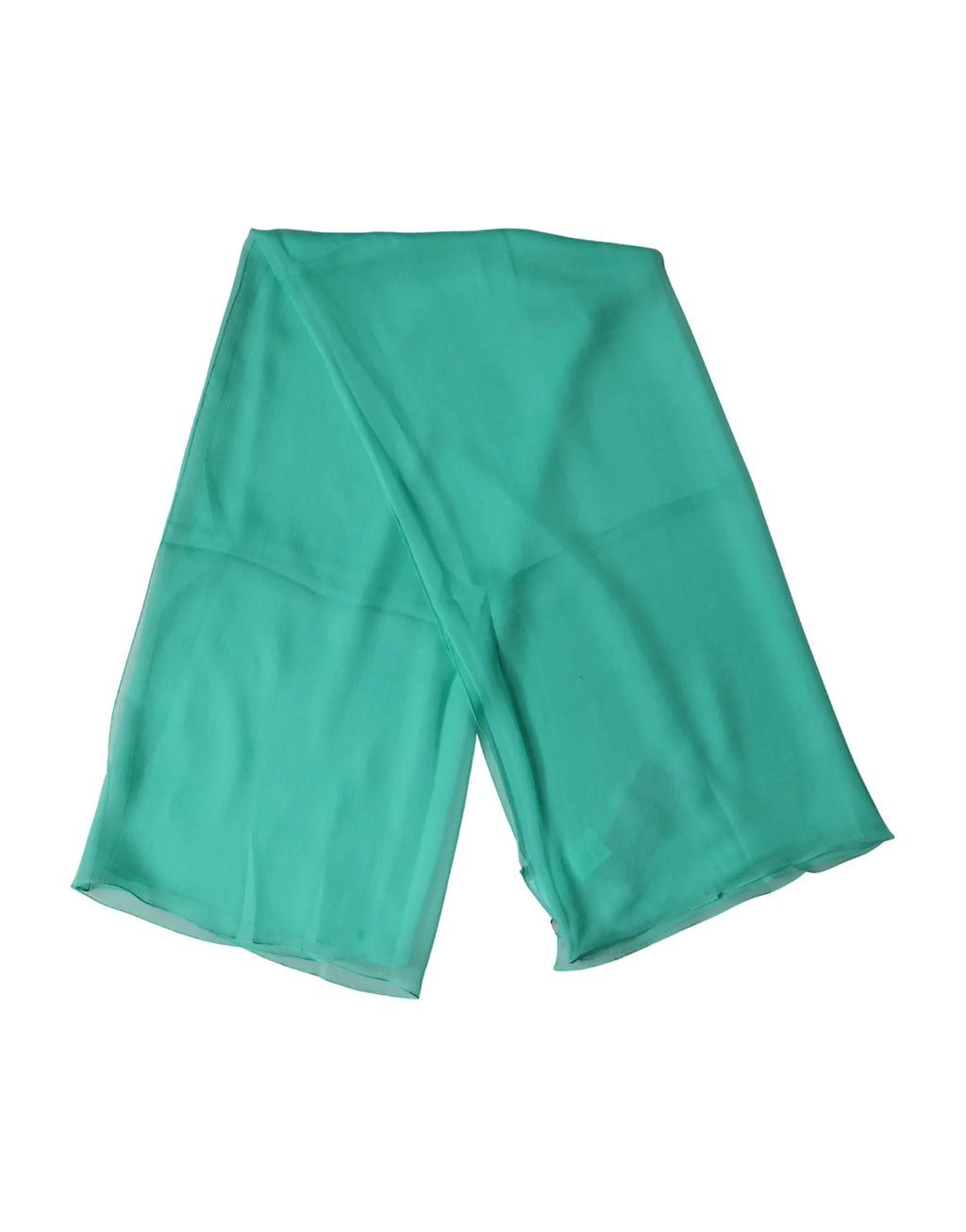 Dolce & Gabbana Light Green Silk Neck Wrap Foulard 131cm x 126.5cm Scarf - Zeiniez