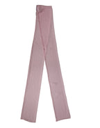 Dolce & Gabbana Pink Silk Sash Wrap Shawl Foulard 291cm x 19cm Scarf - Zeiniez