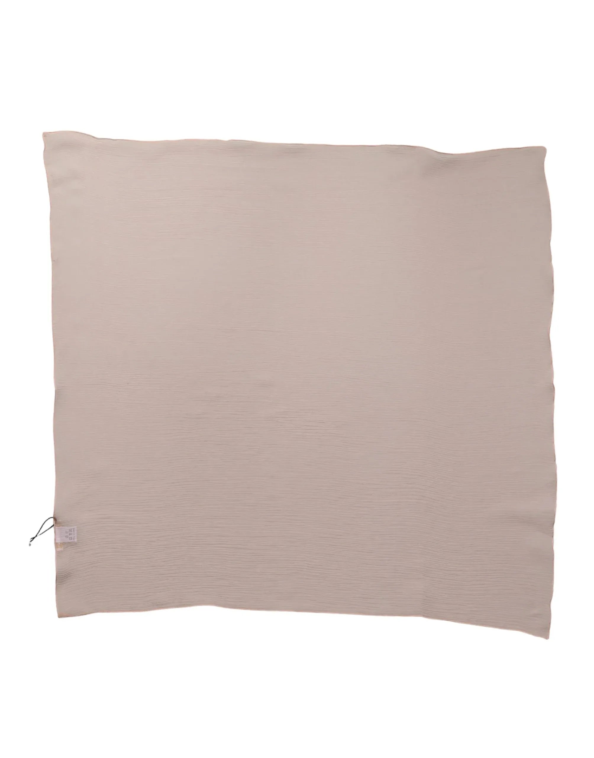 Dolce & Gabbana Peach Silk Square Foulard Neck Wrap 64.5cm x 62.5cm Scarf - Zeiniez